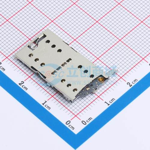 SIM卡连接器 XDSM-1035-08 SMD 卡托式 NanoSIM卡 1.8mm NanoSIM