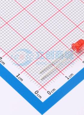 50只 发光二极管/LED DY-202URT/SN-A3(EL) D=3mm 原装 电子元器