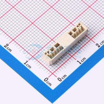 线对板针座 HCZZ0494-13 SMD,p=1.25mm 1x13P 立贴 电子元器件