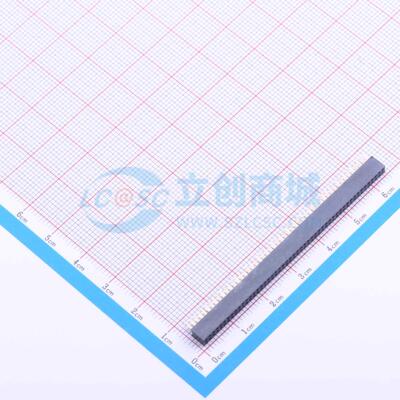 排母 1.27-2*50P母 插件,P=1.27mm 2x50P 原装 电子元器件配单