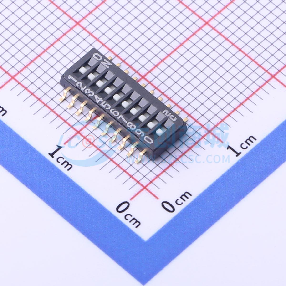 拨码开关 CHS-10TB1 SMD-20P,5.4x14.3mm 原装 电子元器件配单