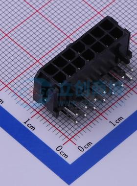 线对板针座 C3030WR-F-2X07P 弯插,P=3mm 2x7P 弯插 电子元器件