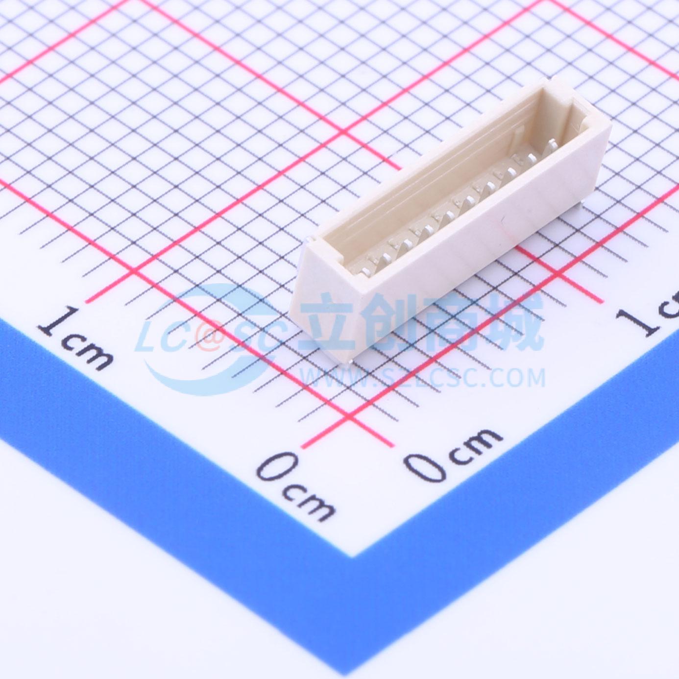 线对板针座 A1002WR-S-10P SMD,P=1mm 1x10P 原装 电子元器件配单