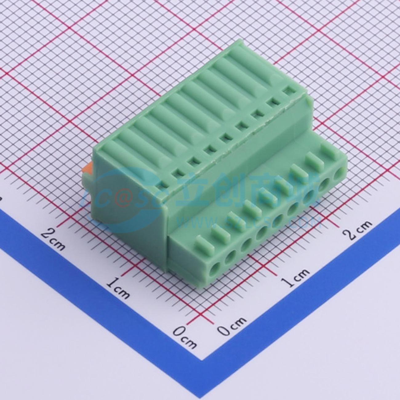 插拔式接线端子 KF2EDGKD-2.5-9P P=2.5mm 插头 1x9P 电子元器件