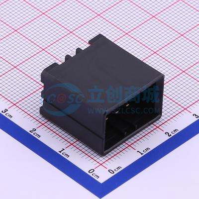 线对板针座 178323-2 插件,P=3.81mm 2x3P 直插 电子元器件配单