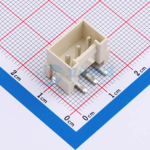 线对板针座 WAFER-VH396L-3A SMD,P=3.96mm 1x3P 立贴 电子元器件
