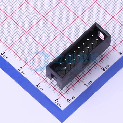 连接器 321016RG0ABK00A01 弯插,P=2.54mm 2x8P 简牛座