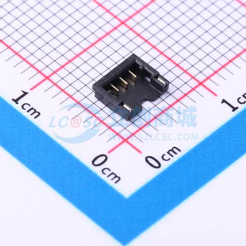 线对板针座 WF12003-01202 SMD,P=1.2mm,卧贴 1x3P 卧贴 原装正品