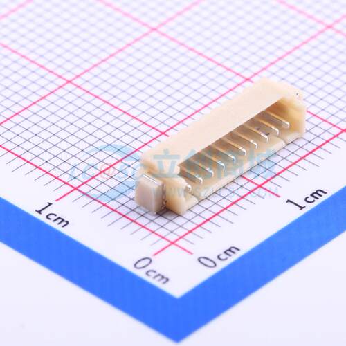 线对板针座 W-1251M10P-0400 SMD,P=1.25mm 1x10P 电子元器件配单