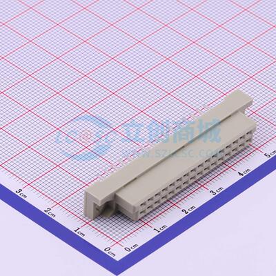 线对板针座 3410-216BFSS1NA3 插件,P=2.54mm 2x16P 直插 原装