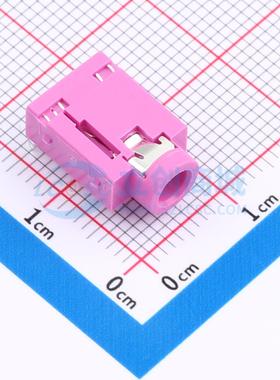 3.5mm耳机座 PJ-343 Red SMD 500mA 30V 原装正品 电子元器件配单