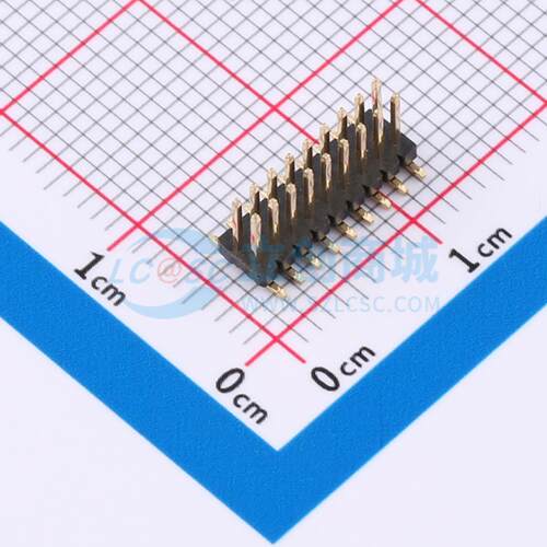 排针 X1321WVS-2x09J-C40D53 SMD,P=1.27mm 2x9P 方针 电子元器件