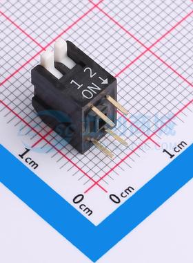 拨码开关 DP-02-K-T 插件 原装正品 电子元器件配单