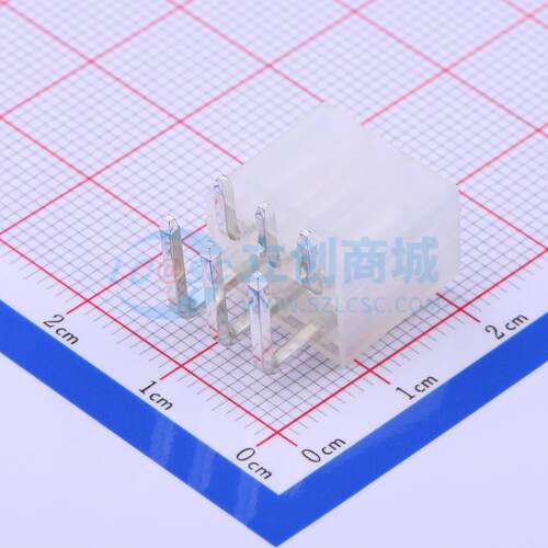 线对板针座 HX42003-6WAF 弯插,P=4.2mm 2x3P 弯插 电子元器件