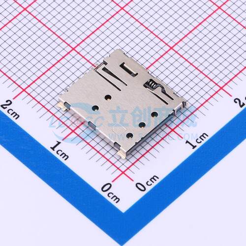 SIM卡连接器 SMN-303 SMD 自弹式 NanoSIM卡 卡座 1.37mm NanoSIM