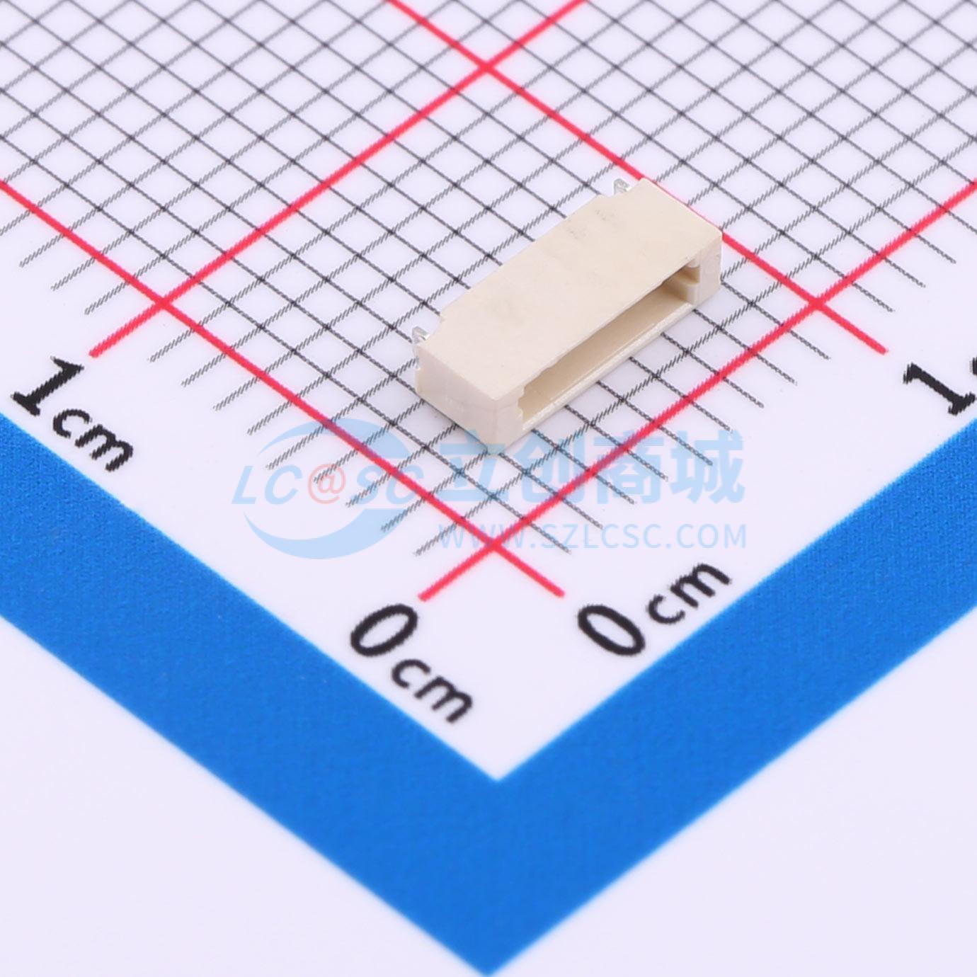 线对板针座 XD-0.8-6PWT SMD,P=0.8mm,卧贴 1x6P 卧贴 电子元器件