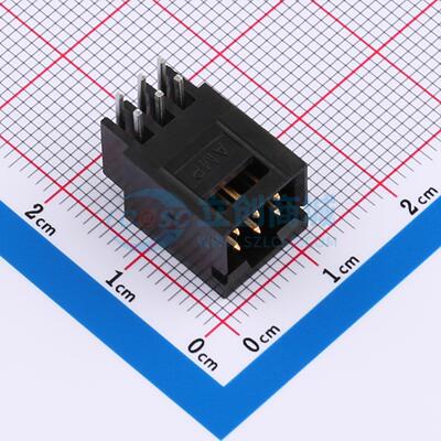 线对板针座 5-103166-1 弯插,P=2.54mm 原装正品 电子元器件配单