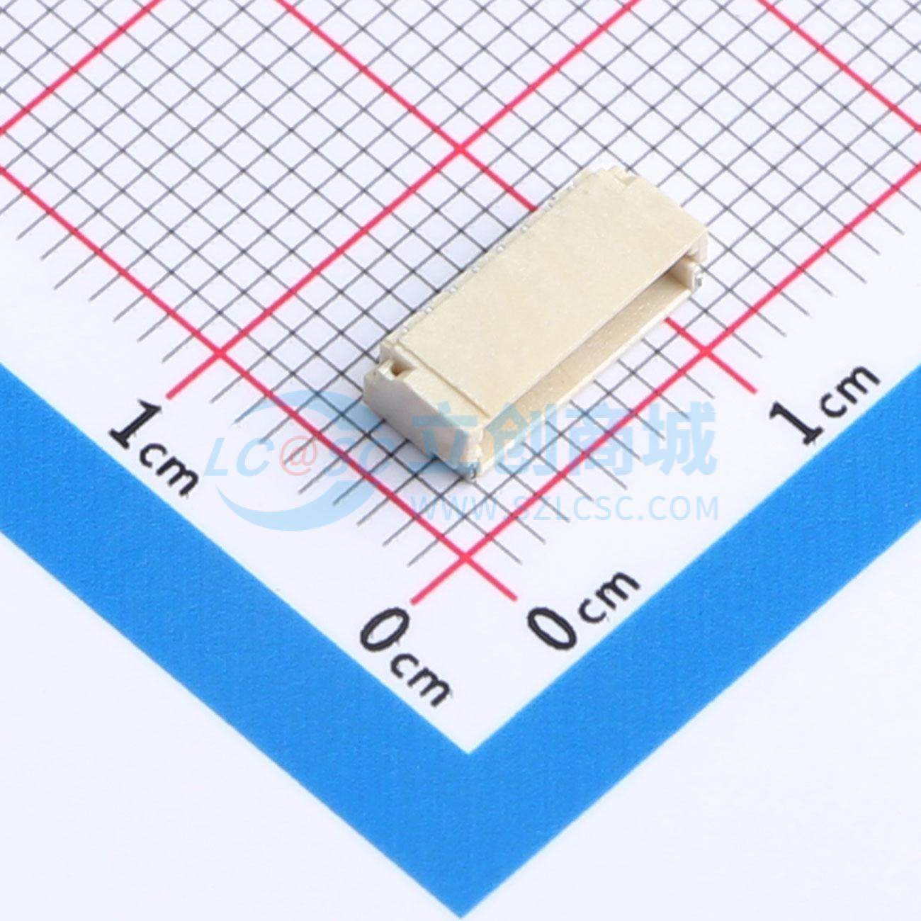 线对板针座 CS-1254R-08/LCP/N SMD,P=1mm 卧贴 电子元器件配单