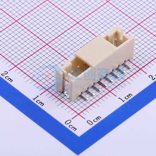 线对板针座 HX20007-8AB SMD,P=2mm 1x8P 立贴 电子元器件配单