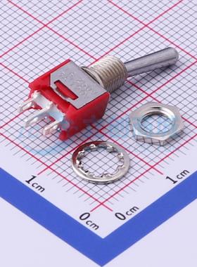 钮子开关 2MS1T1B1M1QES-5 插件 8.13mm 5.08mm 23.63mm 原装正品