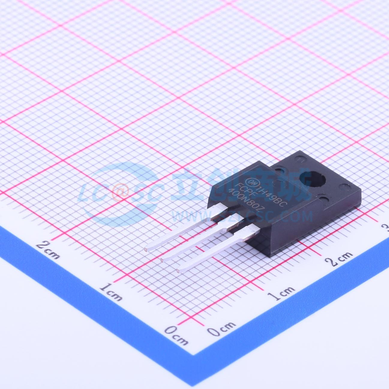 场效应管MOS FCPF400N80Z TO-220F-3 800V 11A onsemi(安森美)