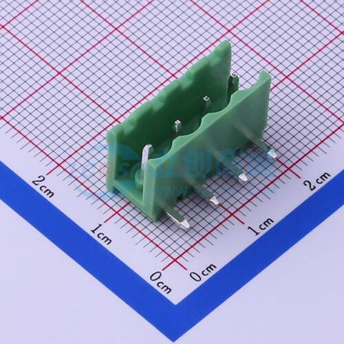 插拔式接线端子 KF2EDGR-5.0-4P 弯插,P=5mm 板端/插座-开口 1x4P