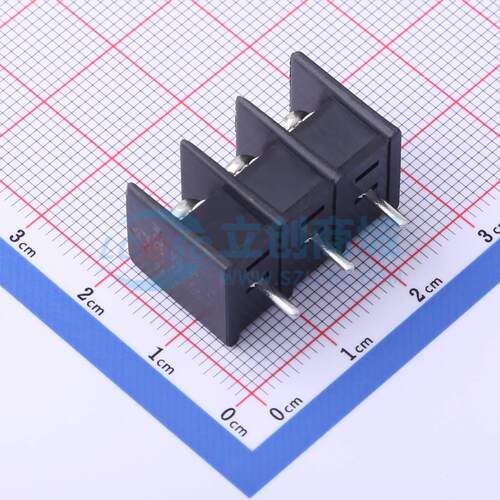 栅栏式接线端子 DG25C-B-03P-13-00A(H) 插件,P=7.62mm 两面 1x3P