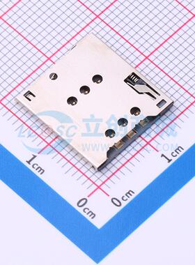 SIM卡连接器 SMO-1570S SMD 自弹式 MicroSIM卡 卡座 1.42mm Micr