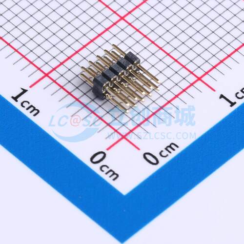 排针 GPCA201-0502A010C1AA 插件,P=1mm 2x5P 电子元器件配单