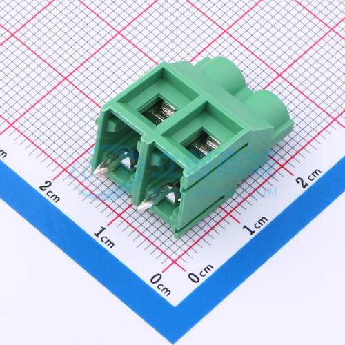 螺钉式接线端子 MX762-7.62-02P-GN01-Cu-PS-A 插件,P=7.62mm 1x2