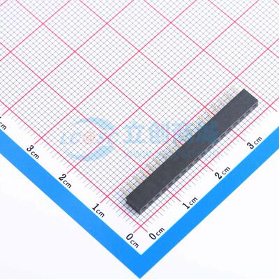 排母 DW200R-11-18-43 插件,P=2mm 1x18P 单排 电子元器件配单