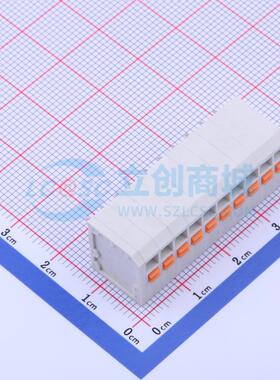 弹簧式接线端子 KF239-3.5-10P 插件P=3.5mm 1x10P 10P 原装正品