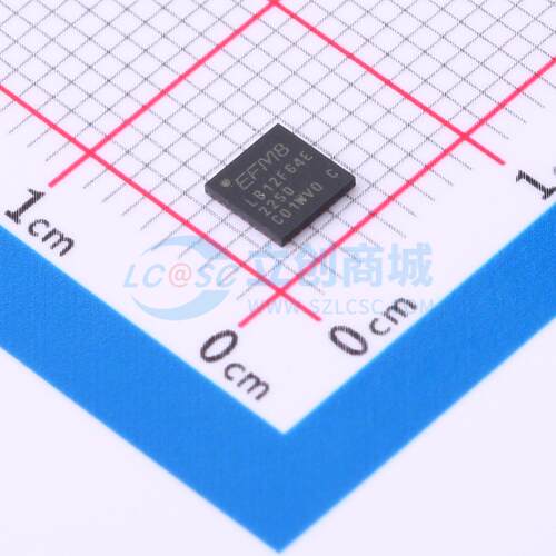 单片机(MCU/MPU/SOC) EFM8LB12F64E-C-QFN32 QFN-32-EP(4x4) 原装