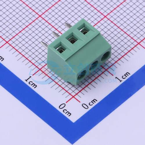 螺钉式接线端子 JL124D-35003G01 插件,P=3.5mm 1x3P 电子元器件