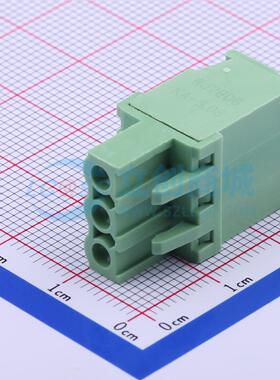 插拔式接线端子 WJ2EDGKB-5.08-3P P=5.08mm 插头 1x3P 原装正品