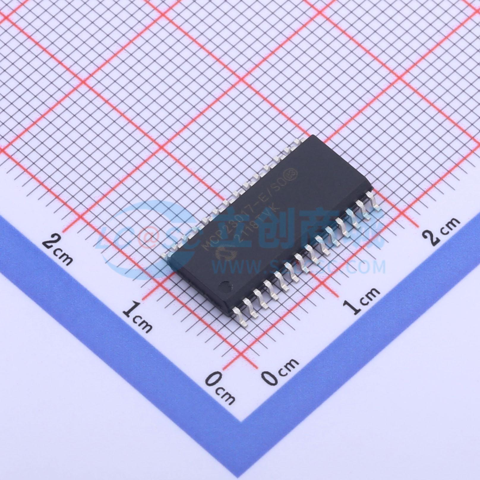 I/O扩展器 MCP23017-E/SO SOIC-28-300mil 原装 电子元器件配单