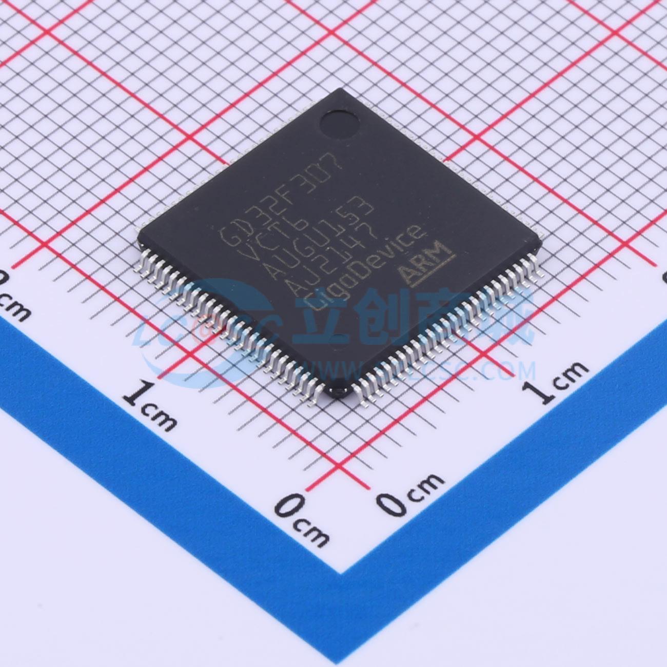 单片机(MCU/MPU/SOC) GD32F307VCT6 LQFP-100(14x14) 电子元器件