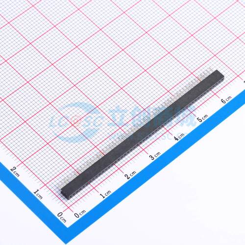 排母 MTF334-150SU1 插件,P=1.27mm 1x50P 单排 电子元器件配单