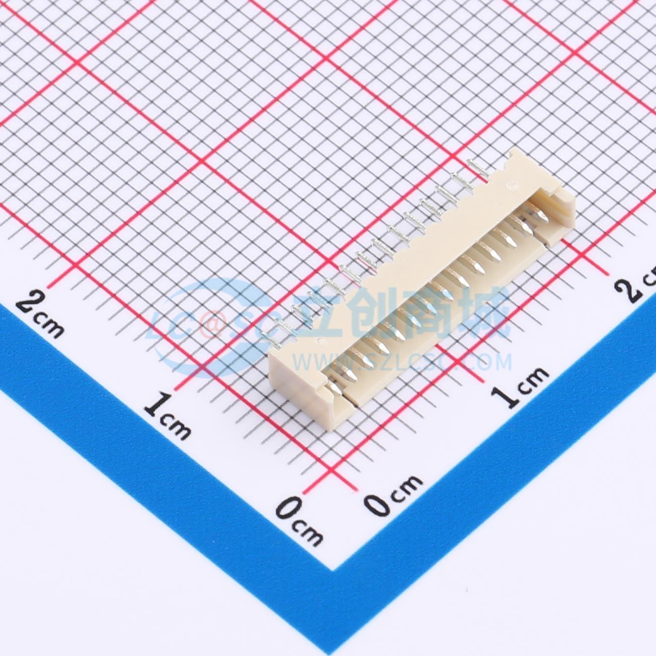 线对板针座 XD-1.25-14A 插件,P=1.25mm 1x14P 直插 电子元器件