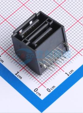 金手指连接器 XUTS-0722-2070 弯插,P=1.27mm 1.27mm 14P 原装