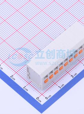 弹簧式接线端子 KF239-3.81-10P 插件P=3.81mm 1x10P 10P 原装