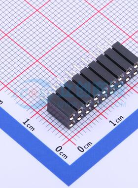 排母 X5521FV-2x09-C70D30-1000 插件,P=2.54mm 2x9P 圆孔 原装