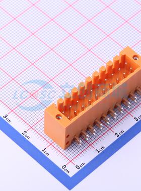 插拔式接线端子 KF2EDGERM-3.5-2*10P 弯插,P=3.5mm 板端/插座-闭