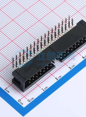 连接器 DS1013-34RSiB-B-0 插件,P=2.54mm 2x17P 简牛座