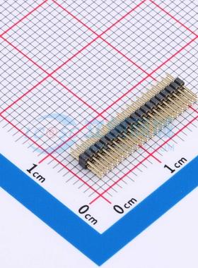 排针 GPCA201-2002A010C1AA 插件,P=1mm 2x20P 方针 电子元器件