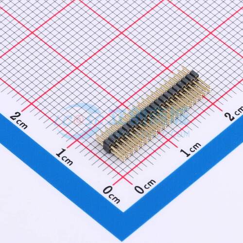排针 GPCA201-2002A010C1AA 插件,P=1mm 2x20P 方针 电子元器件