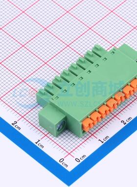 插拔式接线端子 DB2EKNM-3.5-8P-GN P=3.5mm 原装 电子元器件配单