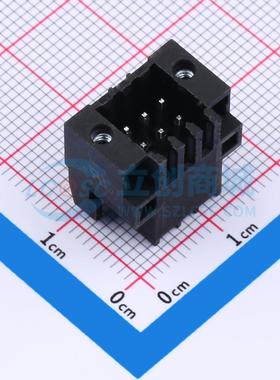 插拔式接线端子 JL15EDGRHDM-25403B01 P=2.54mm 2x3P 电子元器件