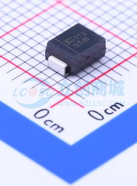 通用二极管 S3JB-13-F SMB(DO-214AA) 600V 3A DIODES(美台) 原装
