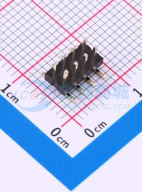 排针 GPFC206-0402A115R1WA SMD,P=2mm,卧贴 2x4P 电子元器件配单